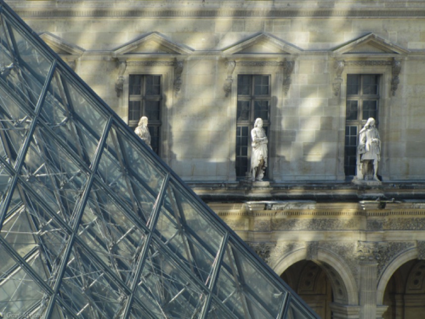 Louvre Pyramid Detail